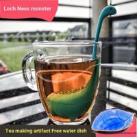 [Bộ lọc trà lọc trà] [Dụng cụ lọc tiện dụng] [Quái vật hồ Loch Ness] Máy pha trà sáng tạo Bộ lọc trà thoát nước trà dễ thương Bộ trà làm trà Dụng cụ tiện dụng