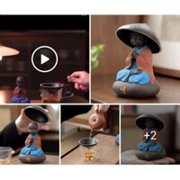 Bộ lọc trà tiêu phu câu cá, chú tiểu