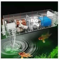 Bộ lọc tràn trên bể cá thông minh Jeneca GD bao gồm bơm (tặng bông lọc)