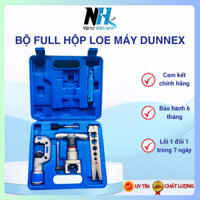 Bộ loe bộ lã ống đồng full hộp DUNNEX kết hợp có thể loe bằng tay và bằng máy khoan cao cấp