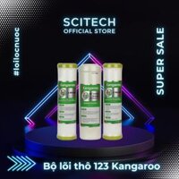 Bộ lõi 123 by Scitech Lõi PP5-OCB-PP1 dùng thay thế máy lọc nước Kangaroo - Hàng chính hãng - Bộ lõi 123 Kangaroo