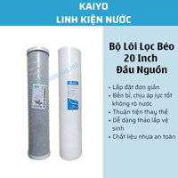 Bộ Lõi Lọc 20" BÉO 2 Cấp Lọc PP + CTO - Bộ Lõi Lọc 20" Đầu Nguồn Jumbo