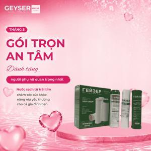 Bộ lõi lọc nước 123 Geyser Vuoxa 5 – Máy lọc nước ion canxi