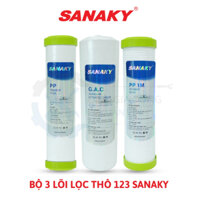 Bộ lõi lọc nước Sanaky 3 lõi lọc thô 123 - Hàng chính hãng
