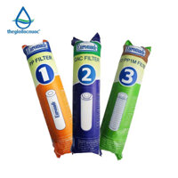 Bộ lõi lọc thô nhãn hiệu Ẻuomade, combo 3 lõi ( 1,2,3),model:F-COMBO1-2-3