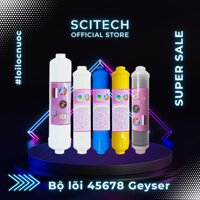 Bộ lõi số 4,5,6,7,8 máy lọc nước Nano Geyser TK by Scitech Lõi T33 lớn-T33-Khoáng-Khoáng-Nano Silver - Hàng chính hãng