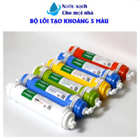 Bộ Lõi Tạo Khoáng 5 màu AQUA 5 6 7 8 9 10 Chính Hãng Dùng Cho Các Dòng Máy Lọc Nước RO - NANO