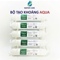 BỘ LÕI TẠO KHOÁNG AQUA 56789 bộ 5 quả lọc cung cấp chất khoáng, lắp đặt dễ dàng tất cả các máy lọc nước Ro HICLEAR