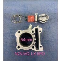 Bộ lòng hơi  NOUVO  LX 135 ( NOVO 4 ) 54mm Cổ 20 cao lòng 68 -LÒNG  ZIN
