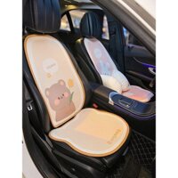 Bộ lót ghế 3D tản nhaieetj gấu nâu phù hợp với ghế ô tô,văn phòng,ghế làm việc