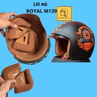 Bộ Lót Mũ Bảo Hiểm Đời Mới thay thế Mũ Kính âm ROYAL M139, đủ size, hàng chính hãng thế giới mũ 87