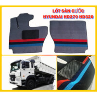 Bộ lót sàn cao su cước xe tải HYUNDAI 3 chân 4 chân HD250 HD270 HD320 cắt sẵn chống thấm ( giá 1 bộ)