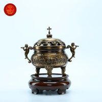 Bộ lư hương đồng Công Giáo- Vật Phẩm Công Giáo Gratia - Tượng Công Giáo - Tượng đồng