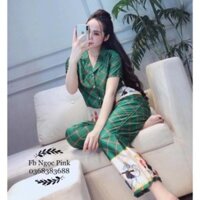 BỘ LỤA CỘC-DÀI HOẠ TIẾT LÍNH CHÌ [SIÊU HOT]