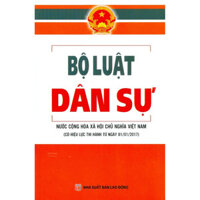 Bộ Luật Dân Sự  Nước Cộng Hòa Xã Hội Chủ Nghĩa Việt Nam Có Hiệu Lực Thi Hành Từ Ngày 01012017