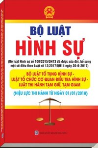 Bộ Luật Hình Sự - Bộ Luật Tố Tụng Hình Sự Của Quốc Hội Nước Cộng Hòa Xã Hội Chủ Nghĩa Việt Nam