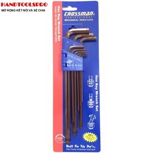 Bộ lục giác 9 chi tiết hệ Inch Crossman 66-199