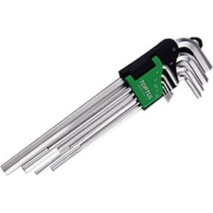 Bộ lục giác 9 món dài Toptul GAAL0912