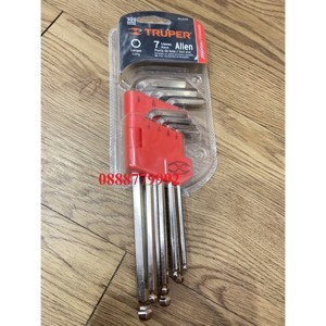 Bộ lục giác bi 7 cây hệ inch Truper 15551 ALLX-7P