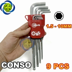 Bộ lục giác bi 9 cây Conso WHBD0309
