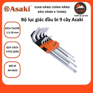 Bộ lục giác bi Asaki AK-0410