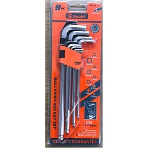 Bộ lục giác bi Asaki AK-0410