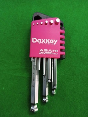 Bộ lục giác bi chống trượt đầu ngắn loại ngắn 1.5-10mm Asahi DWS0910