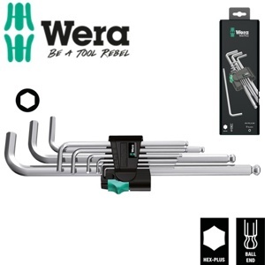 Bộ lục giác bi dài 9 chi tiết Wera 05073391001