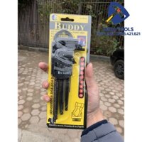 Bộ lục giác bi đen có nam châm 9 cây A0098 BUDDY AZ24TOOLS