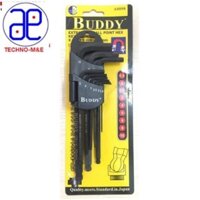 Bộ lục giác bi đen có nam châm 9 cây A0098 BUDDY (dungcu)