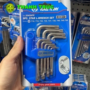 Bộ lục giác bông lỗ 9 cây Kingtony ngắn 20409PR