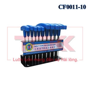 Bộ lục giác chữ T 10 chi tiết C-Mart F0011