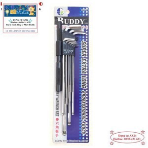Bộ lục giác dài Buddy A0096 90mm-300mm
