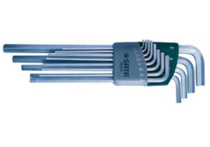 Bộ lục giác dài hệ inch Sata 09-104 (Xám bạc)