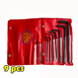 Bộ lục giác đầu bằng 9 chi tiết Eight 008-01