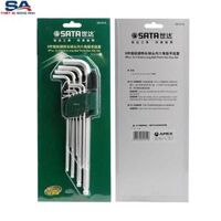 Bộ lục giác đầu bi 1.5-10mm Sata 09101A