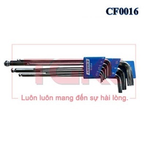 Bộ lục giác đầu bi 9 cây hệ inch C-MART F0016-INCH