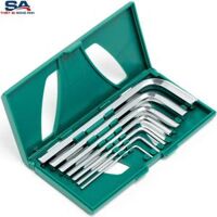 Bộ lục giác đầu bi ngắn 1.5-6mm Sata 09127