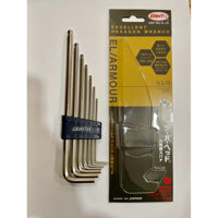 Bộ lục giác Eight Nhật đầu bi TLS-7S - Bộ lục giác chữ L mẫu mới - Made in Japan