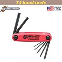 Bộ Lục Giác Gấp Cao Cấp Bondhus 12592 (HF7MS) GorillaGrip Made in USA, từ 1.5-6MM