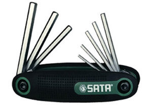 Bộ lục giác gập Sata 09121 - 8 chi tiết