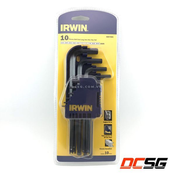 Bộ lục giác hệ mét Irwin 9097005 1.5-10mm