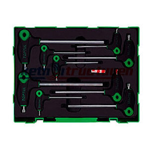 Bộ Lục giác khóa chữ L 9 chi tiết TOPTUL GTC09060
