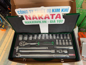 Bộ lục giác mờ 1/2" 24 món Toptul GCAD2403