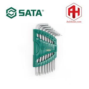 Bộ lục giác sao 8 cây dài Sata 09-701 (Xám bạc)