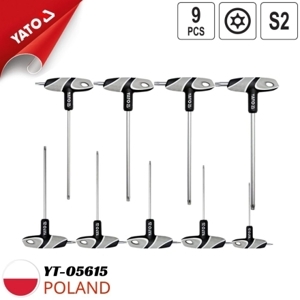 Bộ lục giác sao chữ T T10-T50 YT-05615, 9 chi tiết