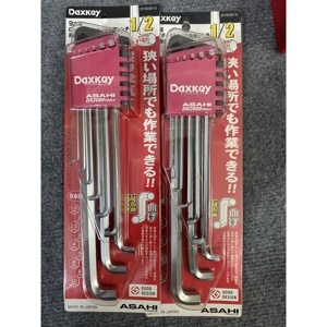 Bộ lục giác thường dài 2 đầu cong 1.5-10mm Asahi DYS0910