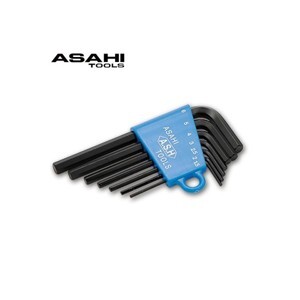 Bộ lục giác thường ngắn 1.5-6mm Asahi AWS0770