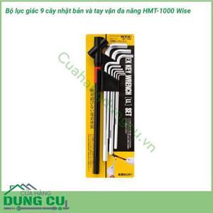 Bộ lục giác và tay vặn đa năng Wise HMT-1000