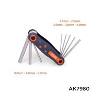 Bộ lục lăng xếp 8 món Asaki AK7980